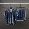 Stylish Hawaiian Designer Men's Casual Shirt Set Floral Alphabet 3D Printed Summer Beach Resort Beach Shirt Set Size M-XXXL #031