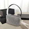 Fashion Designer Diamond Bag Chain Mesh Rhinestone pouch 17cm With Gift Box and dust bag210s