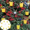 Other Bird Supplies Windmill Shaped Feeder Hanging Outdoor Ferris Wheel With Hummingbird Food For Garden