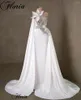 Robes De piste 2024 spécial blanc célébrité sirène perles tapis rouge pour les femmes robes De Noche soirée