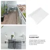 Carpets Transparent Carpet Pvc Waterproof Ground Mat Floor Anti-skid Foot Pad Thick Practical