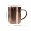 Canecas Caneca de cerveja Moscou Mule Cobre Aço Inoxidável Chá Café Leite Copo de Água Beber Cozinha Bar Chopes