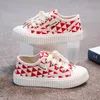 Barn sneakers canvas casual småbarnskor springa barn ungdom baby sport skor vår pojkar flickor barn sko svart vit röd rosa grön storlek 26-37 v9jr#