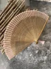 Decorative Figurines Portable Mini Folding Fan Chinese Style Retro Collection Hollow Out Carving Handheld Exquisite Craftsmanship Gift