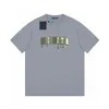 Дизайнерские мужские футболки Классический дизайнерский бренд Cola Классический базовый вышитый значок, свободная хлопковая футболка с круглым вырезом и островом 00308164