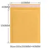 Prezent Kraft papierowe bąbelkowe koperty Opakowanie torba żółty kolor wysiany mailery duży rozmiar 20x2 x19cm 50 szt.