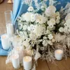 花瓶の背の高い花瓶の装飾ホームフルーツノルディックセラミックの豪華な花の花のためのモダンな装飾ポットガラス美学