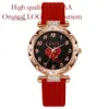 New Year's Red Fashion Simple Belt Leisure Student Quartz Women's Watch Batch