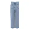 Jeans Frauen Baggy Frühling 2024 Neue Fi Gerade Bein Hosen Y2k Denim Hosen Blau Vintage Lose Niedrige Taille Jeans Pantales U6qw #