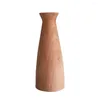 VASES SOLID WOOD VASE NATURAL HOME DECOR WEDDING PO PROP PROP DESKTOP CENTOPIECEDORNMENMENT DRY FLOWER木製ポットオフィス