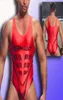 Sexy Leg Cut Uomo Sport PALESTRA Collant Wrestling Canotta Unitard Lingerie Intimo Uomo Body Suit Body Body Swim Wear3590555