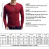 Jodimitty 1PC Fi Vendita calda Classic Lg T-shirt manica per uomo Fitn T-shirt Slim Fit Camicie Designer Solid Tees Top 15bY #