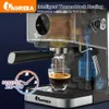 IAGREEA Espresso Hine 20 bar, 1,5 l/50 oz, touch screen digitale, vaporiera, pausa automatica produzione casalinga, cappuccinatore - 1050 W