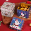 Бутылки для хранения, коробка для конфет, декоративная, легко носить с собой, высококачественный железный материал, герметичный, прочный и долговечный, рождественский подарок