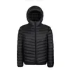 Ropa de calle coreana Abrigo de plumas con capucha Chaqueta con capucha Hombres cálidos Ropa Primavera Otoño Fi Marca Ultra Light Duck Down Jacket Mens R0IU #