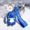 Fashion Cartoon Movie personnage Keychain Rubber and Key Ring pour sac à dos