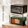 Küchenaufbewahrung, Mikrowellenregal aus Edelstahl: Hochtemperaturbeständige, stabile Lagerung.Arbeitsplattenständer mit Schubladen-Magnethaken.