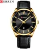 Curren/Karien 8365 Business Belt Calender Waterproof Quartz Minimalist Watch Men's Edition