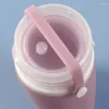 Förvaringspåsar bärbar silikon reseflaska kosmetisk påfyllningsbar lotion läcktät schampo container pressar tomt tomt
