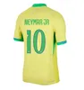 2024 Maillot de football du Brésil NEYMAR JR Brasil CASEMIRO Équipe nationale G.JESUS P.COUTINHO Accueil Hommes Enfants L.PAQUETA T.SILVA PELE MARCELO VINI JR Maillot de football Uniforme