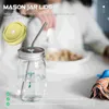 Dinnerware 12 Pcs Mason Cup Lid Glass Bottles Storage Jar Protective Can Covers Iron Lids Leak Proof Canning Caps