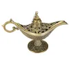 Miniatury Duży rozmiar pustej lampy magicznej Aladdin, kadzidło, retro życze