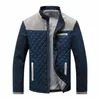 Veste décontractée Vestes de baseball pour hommes Col montant Mesh Pred Veste Cott légère Vol Vintage Casual Lg Manches Manteaux d28o #