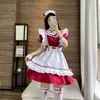 Lolita Maid Costumes Dziewczyny Kobiety erotyczne kawaii cafe kostium halen cosplay dr francuski sługa japoński strój ubrania i84g#