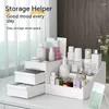 Storage Boxes Maquillage Space Multi-layer Make Rangement Bathroom Up White Supplies Box Makeup Organizer Drawer For