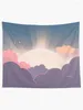 Tapisseries Sunrise Tapestry Cute Room Decor Decoration Wall Eesthetic