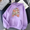 Kvinnors hoodies tröjor Nya y2k skelett tryck kvinnor gotiska svart överdimensionerade tröja damer harajuku huvtret retro blommor streetwear 24328