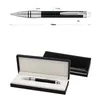 Ballpoint Pens Wholesale 5A Crystal On Top Rollerball Gel Pen Black And Sier Circle E M Roller Ball With Series Number Drop Delivery O Otdi1