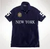 "Polo de diseñador para hombre - Nueva camisa de manga corta para hombre, Polo de algodón de verano para hombre New York - Elegante y cómodo"