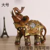 Skulpturen Elefantstatue, Lucky Feng Shui Grüne Elefant Skulptur Vermögen Figur für Home Office Dekoration Geschenk