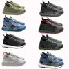 Brand Designer Luxury Men's Casual Sports Shoes Elastic Knitted Lace up Contrast Color Mid Top Versatile City Party