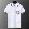 Coton Polo Men Shirts Brand pour l'homme à manches courtes Summer Summer Fashion Blanc Black Mens Polos