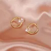 Rainso – boucles d'oreilles à clous pour femmes, thérapie lymphatique, mode de santé, bijoux pour dames, cadeaux d'anniversaire de mariage, vente en gros, 2024