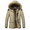 2020 nouveau Fi chaud doublure en laine M-5XL col de fourrure à capuche veste d'hiver pour hommes veste et manteau coupe-vent hommes Parkas Casaco F7G3 #