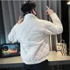 inverno nuovo modello uomo casual giacca Cott spessa / uomo Fiable versatile per vestibilità slim e caldo colletto Cott giacca s8uT #