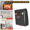 Messgeräte MOSEKO TP401 Digitales Fleischthermometer BBQ Küche Kochthermometer mit Sondensensor Timer Hintergrundbeleuchtung Grillofenthermometer