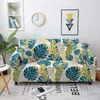 Chair Covers 3D Flowers Leaves Printing Elastic Sofa Cover For Living Room Stretch Slipcovers Corner Sectional Couch 1/2/3/4 Seater