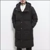 M-5xl Winter Chinese Style Mabillets Men's Men's Cott Rempadé LG à manches Cott Slim Slim de grande taille de grande taille Cott Cott Parkas O47T #