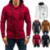 Sudadera con capucha para hombre Sudadera con capucha cálida Abrigo Tops Chaqueta Outwear Zip Up Jumper Suéter m0c4 #