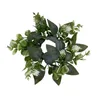 Bougeoirs anneaux couronne de feuilles d'eucalyptus pour café fournitures de fête célébrations
