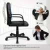 Chaise de bureau ergonomique pivotante à dossier moyen pour bureau d'ordinateur, nouveau
