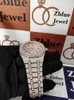 Orologio da 41 mm con quadrante arabo, qualità premium, antico, ghiacciato, chiarezza, moissanite, diamante, orologio in acciaio inossidabile di lusso per coppia