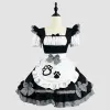 nuovo Cat Girl Maid Costume COS Costume da donna apanese Cute Maid Bianco e nero Classico Maid Lolita Costume H0zr #