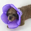 Vêtements pour chiens Collier de cou Fleur Anti-rayures Cercle de cou créatif pour chat (taille violette)