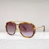 Zonnebril Klassieke High Street Schildpad Mannen SRC008M INS Mode Dubbele Brug Pilot Sunnies Luxe Acetaat Solar Bril Mannelijke