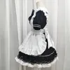Ladies Kawaii Fi Lolita Pomp Dr Holiday Party Stage Show Cosplay Costume Sexig Maid Uniform Japanese Bunny Skirt D9fx#